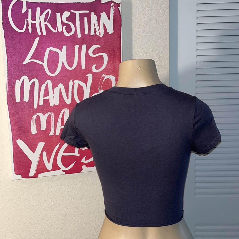 SOLD LAST ONE! Fashion Nova Red Dragon Ripped T-Shirt - Picture 3 of 9